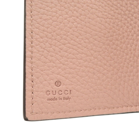 GUCCI Pink Leather Horsebit Wallet - Picture 8 of 11